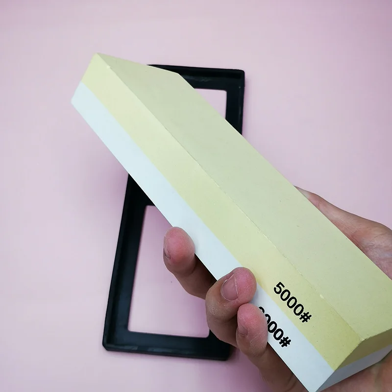 Messerschärfer-Werkzeug, Rollschärfer-Set, Diamant-Keramik zum Schärfen von Stahlmessern mit 15 20 ° Winkelbasis für Küchenmesser Image