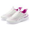 Sneaker LASCANA "Halbschuh, Schnürschuh, Freizeitschuh", Damen, Gr. 43, lila (weiß, lila), Obermaterial: 100% Textilmaterial. Futter: 100% Textilmaterial. Decksohle: 100% Textilmaterial. Laufsohle: 100% Synthetik, mehrfarbig, kontrastfarbene...