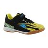 Hallenschuh KAPPA "Joy", Gr. 32, schwarz, gelb, turkis, Synthetik, Textil, sportlich, Schuhe