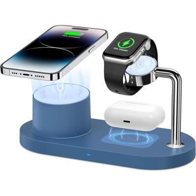 Magnetisches drahtloses Ladegerät für iPhone: 3 in 1 Ladestation für mehrere Geräte Apple - 18W Image