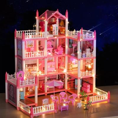 TEMU Mini House Building With 4 Floors 11 Rooms Image