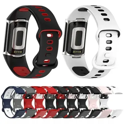 Soft Silicone Strap For Fitbit Charge 5 6 Smart Watch Replacement Wrist Band For Fitbit Charge 5 6