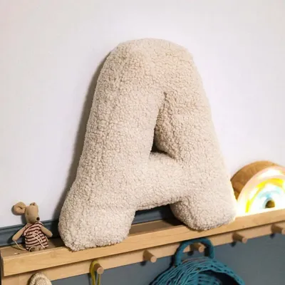 Englisches Buchstabenkissen, Plüsch-Alphabet, Buchstabenform, Kissen für Sofa, Bett, Couch, Büro, Autositz, Dekoration, vollständig gefülltes elastisches Spielzeug Image