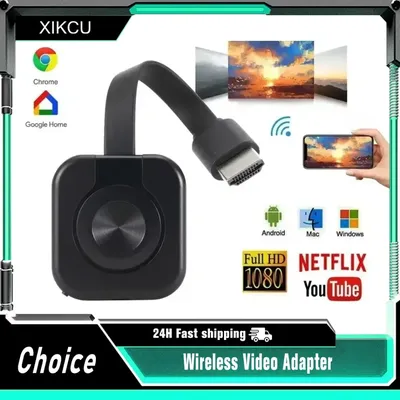 WiFi Empfänger Video Sender Telefon Projektor HDMI-Kompatibel Mirroring Screen Display Adapter für IOS Android PC TV Receiver