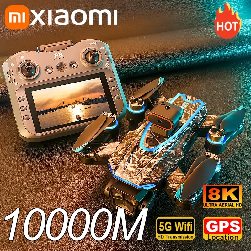 Xiaomi D13 GPS-Drohne, 8K, Dreifachkamera, HD, optischer Fluss, intelligente Hindernisvermeidung, faltbarer bürstenloser Motor, Quadrocopter VR UAV