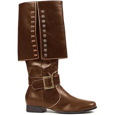 Mittelalterlich Renaissance Schuhe Stiefel Kniehohe Stiefel Ren Faire Pirat Wikinger Kreuzritter Herren Unisex Keltisch Seeräuber Halloween Maskerade Party Abend LARP Renaissance-Messe Erwachsene Image