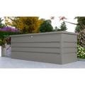 Baule portaoggetti da giardino volume 582 litri in Acciaio galvanizzato Grigio - TOMASO