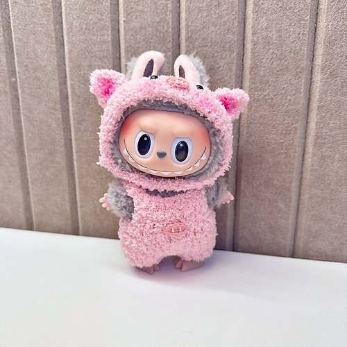 Kleidung ForLabubu Outfit Dinosaurierkleidung ForLabubu Puppenpersönlichkeit bezaubernde Puppen Spielzeug Zubehör (Keine Puppe)