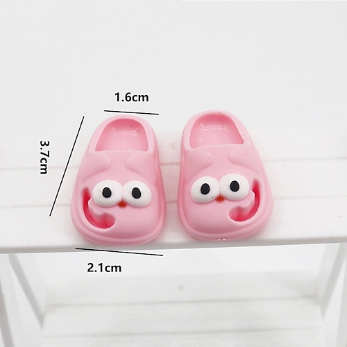 Puppenschuhe ForLabubu Premium-Modenschuhe für 17 cm Puppen Zubehör Labubus Dress Up Dekorationszubehör Mini Finger Schuhe Keine Puppe