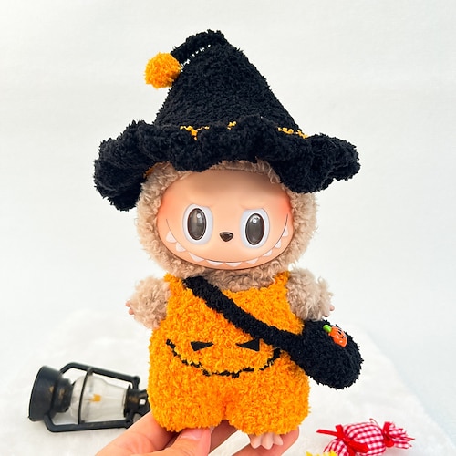 Kleidungsset für 17 cm Puppen ForLabubu Mode Kleidung Zubehör Outfit geeignet für 6,69 Zoll (17 cm) Puppe Weiche Baumwollkleidung Ersatz Keine Puppe NUR Kleidung