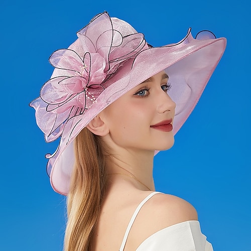 1950er Retro Vintage Derby Hut Kirchenhut Kentucky Derby Hut Dame Adelige Frauen Valentinstag Derby Ascot Pferderennfestival Erwachsenen Hut Frühling Sommer Image