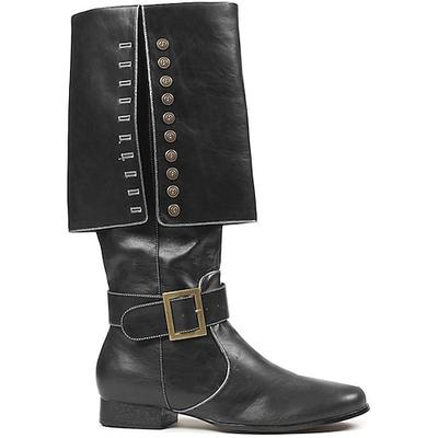 Mittelalterlich Renaissance Schuhe Stiefel Kniehohe Stiefel Ren Faire Pirat Wikinger Kreuzritter Herren Unisex Keltisch Seeräuber Halloween Maskerade Party Abend LARP Renaissance-Messe Erwachsene Image