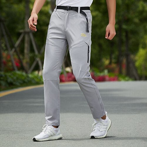 Damen Cargohosen Wanderhosen Taktische Hosen Militär Frühling Herbst Außen Normale Passform Elastisch Atmungsaktiv Hosen Dunkelgrau Schwarz Jagd Klettern Camping / Wandern / Höhlenforschung S M L XL Image