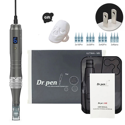 Plug-in-Design authentischer Dr. Pen M8-C Derma Pen Microneedling-Maschine Hautpflegesalon Beauty-Tool-Kit