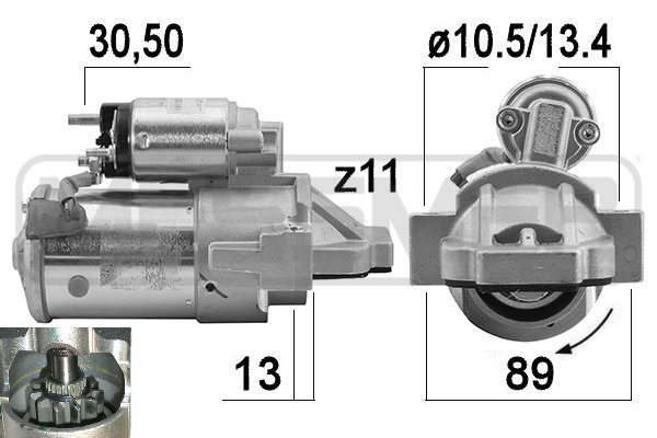 MESSMER Starter OEM by ERA 221024 für Ford FRUEHAUF Image
