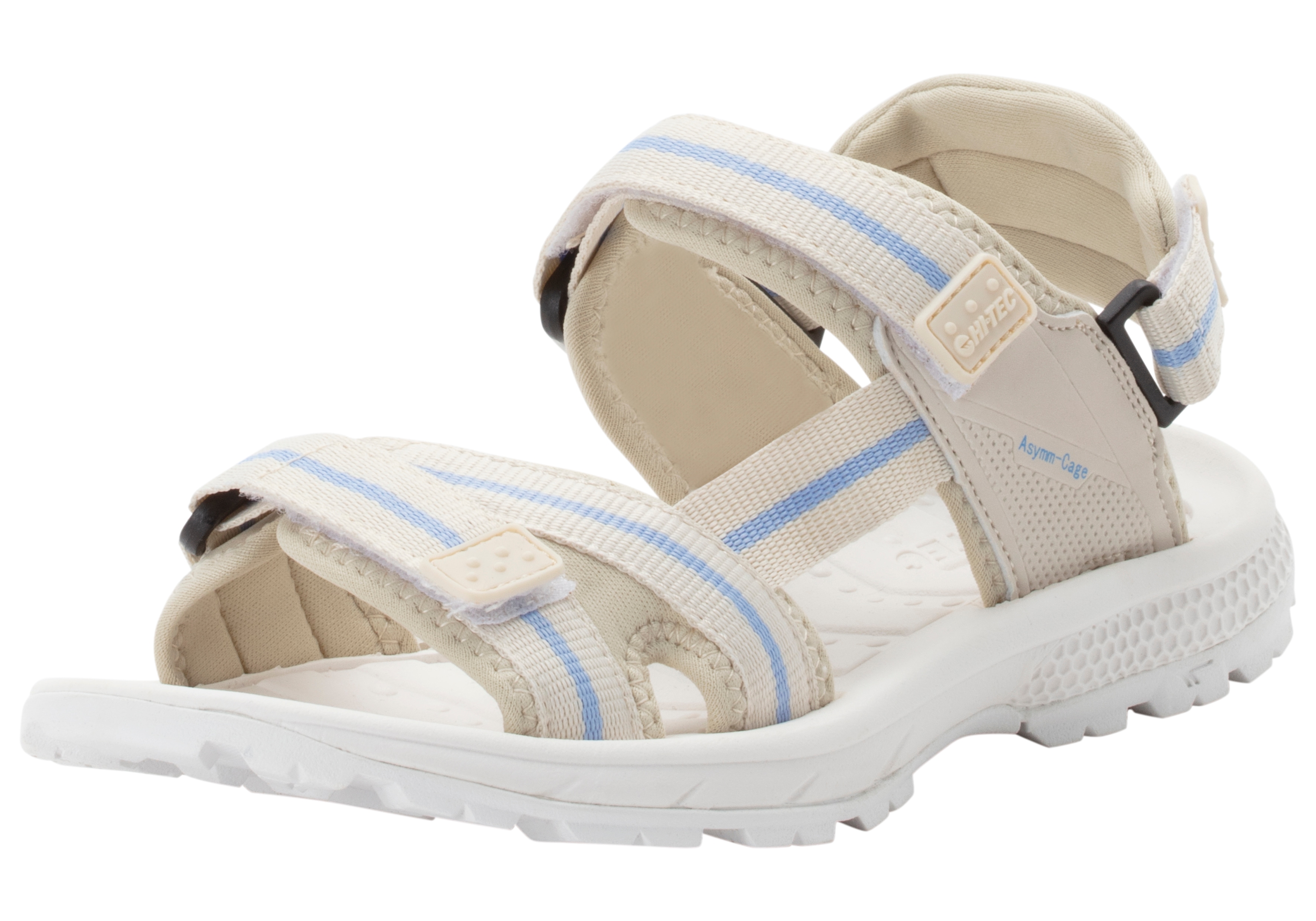 Sandale HI-TEC "SIERRA WOMENS", Damen, Gr. 36, beige, lila, Textil, Schuhe Sandale
