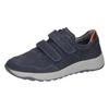 Klettschuh WALDLÄUFER "K-JOHN", Herren, Gr. 7 (40,5), bunt (dunkelblau, cognac), Nubukleder, Nappaleder, casual, Schuhe, Komfortschuh, Bequemschuh, Klettschuh in Extraweite K