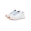 Keilsneaker TOMMY HILFIGER "CASUAL FASHION RUNNER MIX", Damen, Gr. 36, weiß (weiß kombiniert), Leder, Lederimitat, Textil, sportlich, Schuhe, Freitzeitschuh, Halbschuh, Schnürschuh im Kontrast-Look