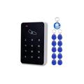 Lettore di schede di controllo accessi autonomo RFID con tastiera + 10 chiavi Tk4100 per sistema di