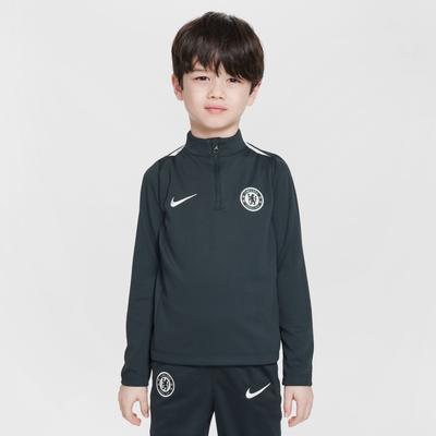 Chelsea Nike Trainings-Drill-Oberteil – Grün – Kleinkinder Image