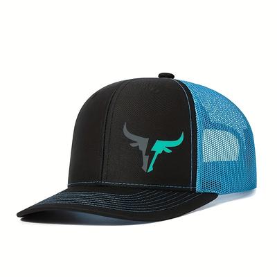 TEMU Fashion Printed Baseball Cap, Unisex Outdoor Sports Hat, Sunshade And Sunscreen Truck Driver Cap. Image