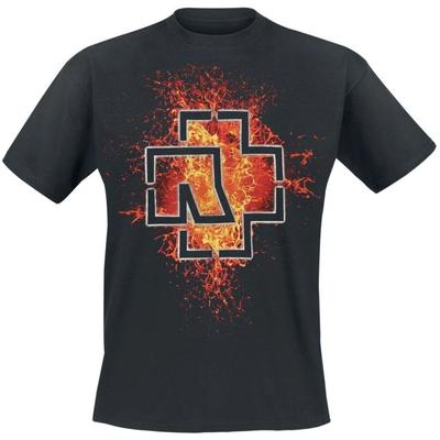 TEMU Lava Logo T Shirt Round Neck Short Sleeve Men's T-shirt, Breathable Loose Casual Top Image