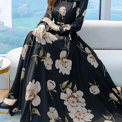 TEMU Fortune-attracting Printed Long Dress For Women Image