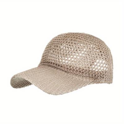 TEMU Fishnet Bucket Hat Outdoor Sports Cap Fishnet Baseball Cap Image