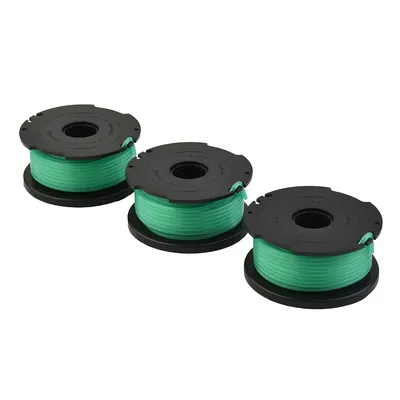 3PCS Trimmer Spool Linien Für Black & Decker GL7033 GL8033 GL9035 Strimmer A6482 Spool & Linie Kit