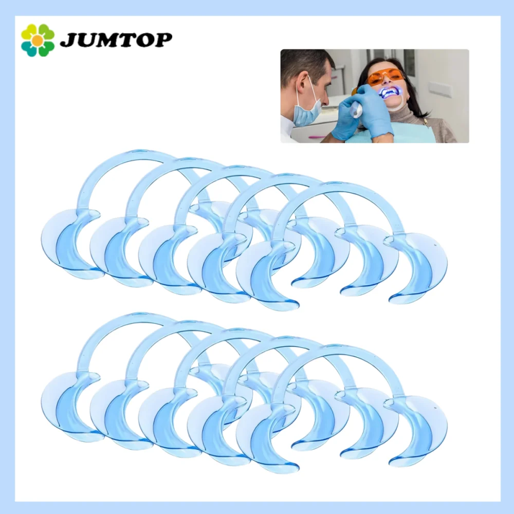 10 stücke Dental C-form Wange Retractor Lip Mund Opener Intraorale Zahnarzt Kieferorthopädische Werkzeug Für Zahn Bleaching Image
