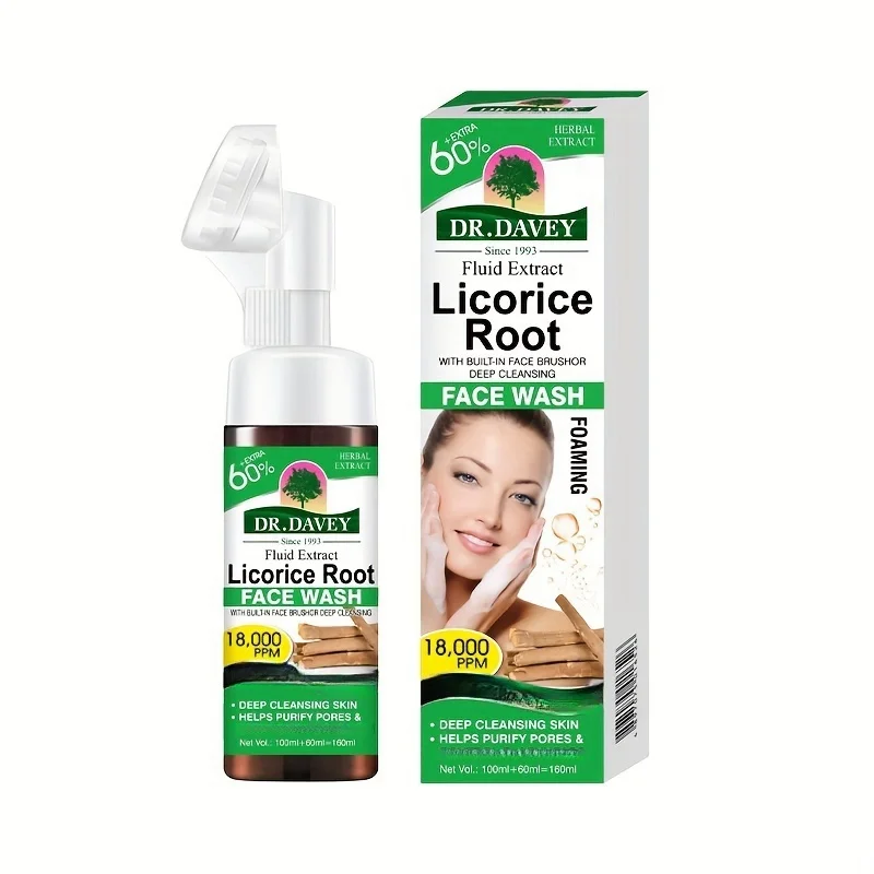 Licorice Bubble Mousse Gesichtsreiniger zur Reinigung und Befeuchtung von Männern und Frauen, geeignet für Reinigung und nicht straffend Image