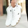 2025 Herren-High-Top-Leder-Sneaker mit weicher Sohle, modische Herren-Slip-On-Flache Slipper, atmungsaktiv, bequem, luxuriös, Retro-Herrenschuhe
