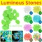 50/100 pièces brillent dans la nuit galets de jardin pour trottoir jardin terrasse pelouse jardin Patio Aquarium décoration lueur pierre