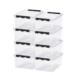 Satz von 6 - Aufbewahrungsbox 44L mit Deckel SmartStore - Lebensmittelsicher Image
