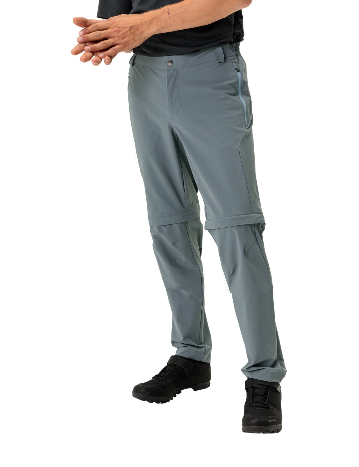 Fahrradhose VAUDE "MEN'S YARAS ZO PANTS", Gr. XL, N-Gr, heron, Obermaterial: 89% Polyamid, 11% Elasthan, Sportlich, Hosen Image