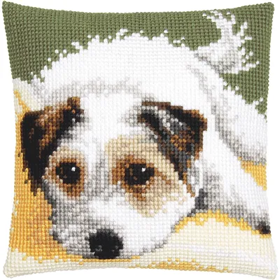 Stickkissen Kleiner Hund Image