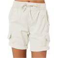 Per donna Shorts da corsa Shorts da escursionismo Estate Esterno Vestibilità regolare Asciugatura Rapida Pantaloncini Coulisse Elastico in vita Cáqui Escuro Nero Corsa Caccia Arrampicata S M L XL XXL