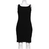 Eddie Bauer Damen Kleid, Gr. 42, schwarz, Baumwolle
