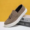 Herren-Mokassins aus Wildlederimitat, Slip-On-Loafer, große Größe 45, 46, lässige blaue Turnschuhe, leichte, bequeme Herrenschuhe