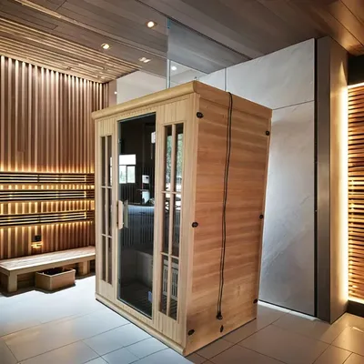 Gute Qualität Red Cedar Moderne Sauna Massivholz Trockene Tragbare Dampfsauna Mit Buntem Licht