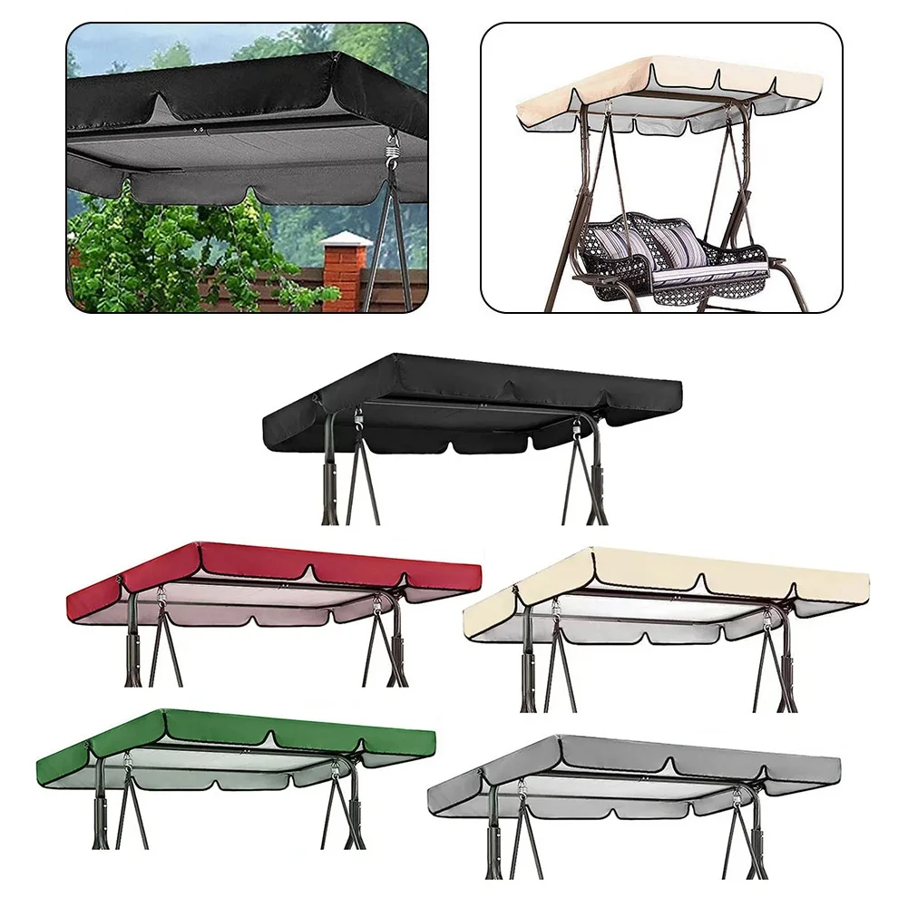 Obere Abdeckung für Gartenschaukelsitz, Ersatzüberdachung, wasserdichte Obere Abdeckung für Schaukelstuhl, Terrasse, Gartenschaukel, Sonnenschutz ﻿ Hülle