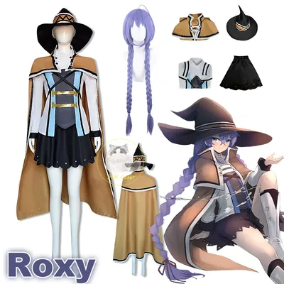 Mushoku Tensei: Arbeitslosen Reinkarnation Cosplay Roxy Migurdia Cosplay Kostüm Kleid Uniform Outfits Halloween Karneval Anzug Mädchen Image