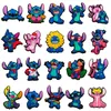 NEUE 20 Teile/satz Lilo & Stitch Serie Schuh Charms für Clogs Blase Rutschen Sandalen PVC Schuh