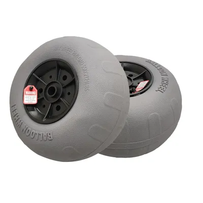 12" Pneumatic Balloon Wheel, Beach Tire for Kayak Cart Beach Trolley Sand Cart 2pcs/Set