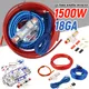 Kit di cablaggio per altoparlanti audio da 1500 W Cavo subwoofer per auto 8GA Linea altoparlante subwoofer 18GA per la modifica dell'auto per parti di veicoli automatici
