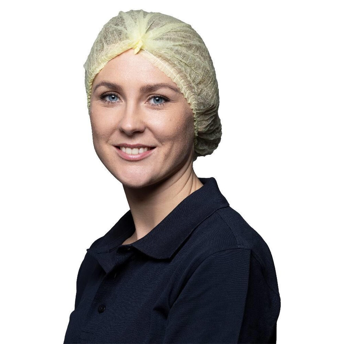 MCD Medical Care Dental GmbH 1000 Klipphauben | Vliesstoff | gelb | 52cm | Hauben Image