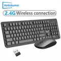 Set tastiera e mouse wireless 2.4G Kit tastiera mouse da gioco con tastiera standard da 104 tasti per accessori per PC portatile Android TV Box
