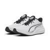 Laufschuh PUMA "Skyrocket Lite 2 Laufschuhe Erwachsene", Gr. 40, weiß (weiß silber schwarz metallic), Obermaterial: Synthetik, Textil; Futter: Textil; Innensohle: Textil; Laufsohle: Synthetik, Gummi, Schuhe