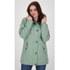 Regenmantel DEPROC ACTIVE "ANKERGLUTTRAUM WOMEN", Damen, Gr. 36/38 (M), grau, Obermaterial: 100% Polyurethan; Futter: 100% Polyesteru201c, casual, Langarm mit Druckknopf, Mäntel, auch in Großen Größen erhältlich