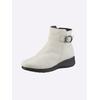 Stiefelette CASUAL LOOKS, Damen, Gr. 40, beige (ecru), Glattleder, Schuhe